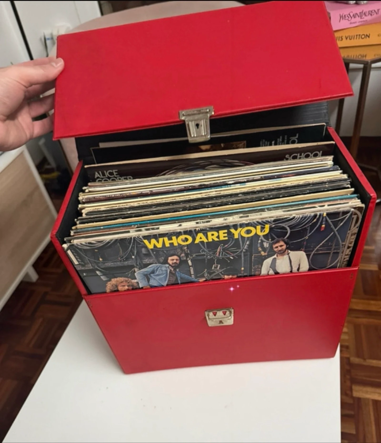 Maleta vinil vermelha – photo 2